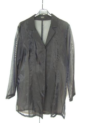 Transparant zwarte blouse - jasje maat 40 van Taifun. beschikbaar voor biedingen