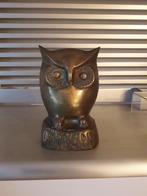 BRONZEN ART DECO UIL in ZEER GOEDE STAAT ( hoog 16 cm ), Antiek en Kunst, Ophalen of Verzenden, Brons