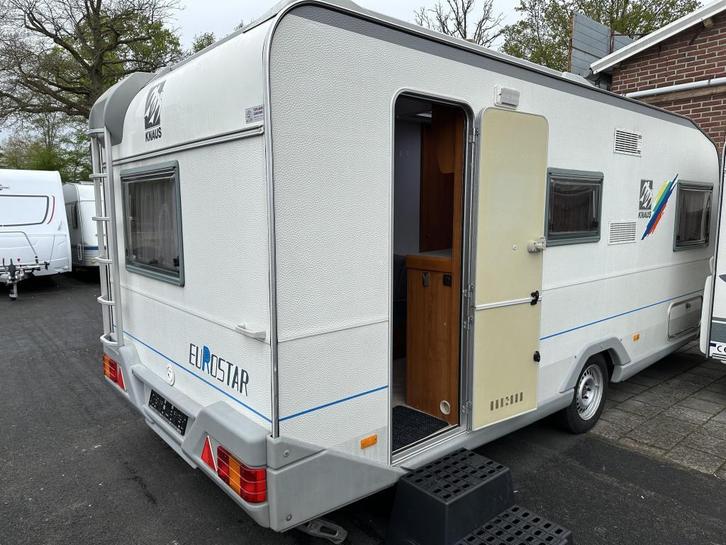 KNAUS EUROSTAR 470 TF VASTBED ZITGROEP ISABELLA TENT (TOP), Caravans en Kamperen, Caravans, Bedrijf, tot en met 4, tot 500 kg