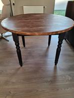 Ronde/Ovale Uitschuifbare Eettafel, Ophalen, Rond, 100 tot 150 cm, 100 tot 150 cm