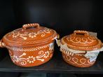 2 Terracotta Pannen - Nieuw & Handbeschilderd, Ophalen of Verzenden