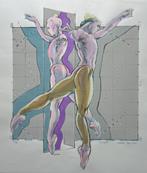 Zeefdruk Marlies Vonk - En Avant, Antiek en Kunst, Kunst | Litho's en Zeefdrukken, Verzenden
