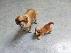 Schleich Sint Bernardshond set 2: pup en hond 1993 - 2004, Ophalen of Verzenden, Gebruikt, Jongen of Meisje