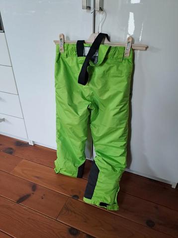 Neon Groene Skibroek maat 134 - 140  beschikbaar voor biedingen