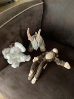 Bok van DANI, aap van PLAYMAKER, olifant van EMMA, Kinderen en Baby's, Speelgoed | Knuffels en Pluche, Ophalen of Verzenden, Zo goed als nieuw