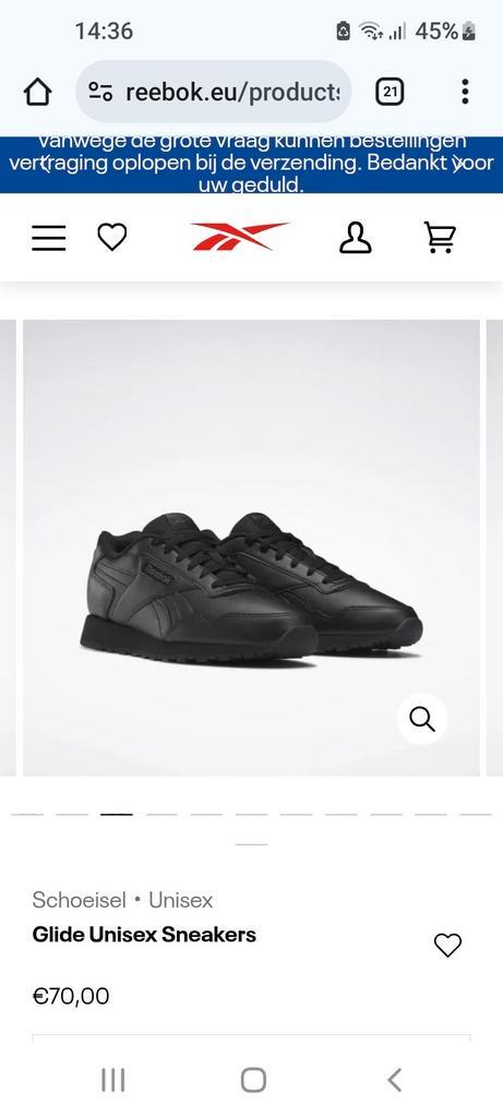 Nieuw bieden vanaf €40,-  Reebok Gilde sneakers maat 40, Kleding | Dames, Schoenen, Nieuw, Sneakers of Gympen, Wit, Ophalen