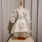 Nieuw ! Maat 110 Mooie Ivoor Witte Bruidsmeisje Prinses Jurk, Ophalen of Verzenden, Nieuw, Meisje, Jurk of Rok