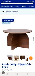 Opzoek naar  deze action bijzettafel !!, 50 tot 100 cm, Rond, Zo goed als nieuw, Minder dan 50 cm