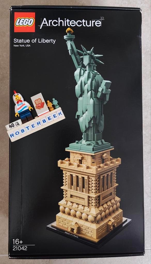 Lego Architecture 21042 Statue of Liberty, Kinderen en Baby's, Speelgoed | Duplo en Lego, Zo goed als nieuw, Lego, Complete set