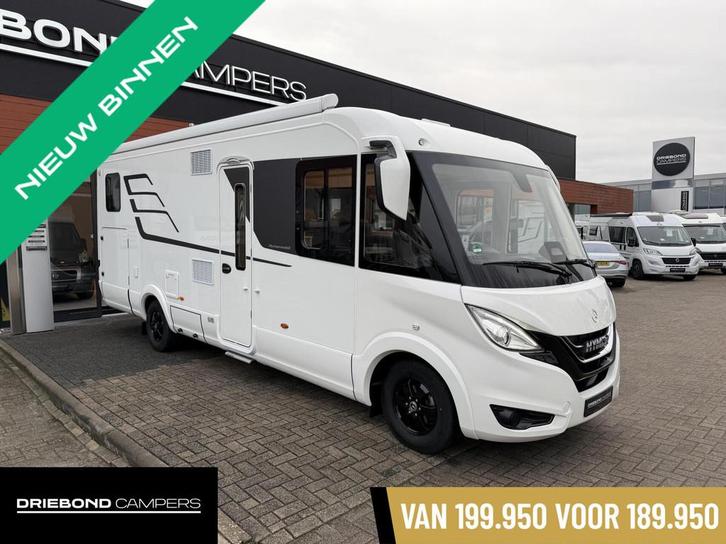 Hymer B 780 Master-line 2X Airco Zonnepaneel Elek-Luifel Omv, Caravans en Kamperen, Campers, Bedrijf, tot en met 4, Integraal
