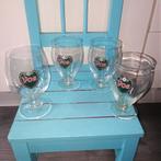 Vos anno 1857 bierglazen 4 stuks, Ophalen, Zo goed als nieuw, Glas of Glazen, Overige merken