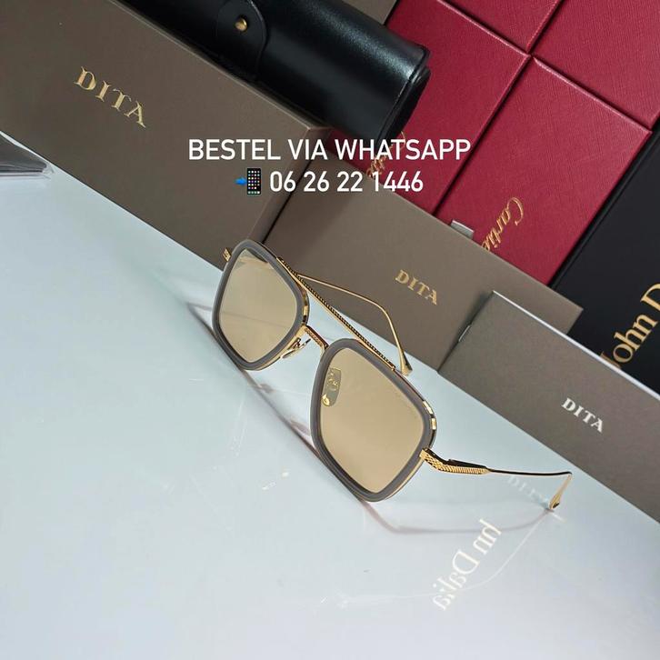 Dita flight 006 zonnebril, Sieraden, Tassen en Uiterlijk, Zonnebrillen en Brillen | Heren, Nieuw, Overige merken, Zwart, Ophalen of Verzenden