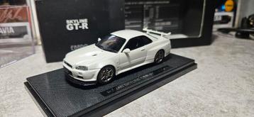 1:43 Nissan skyline GT-R R34 V-spec II Ebbro beschikbaar voor biedingen