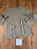 H&M kaki groen longsleeve shirt tshirt maat 152 als nieuw, H&M, Ophalen of Verzenden, Zo goed als nieuw, Shirt of Longsleeve
