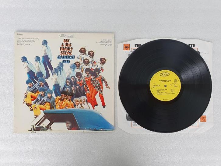 LP Sly & The Family Stone - Greatest Hits, Cd's en Dvd's, Vinyl | R&B en Soul, Gebruikt, Ophalen of Verzenden