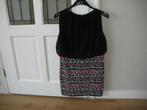 nieuw feestelijk zwart roze mouwloos jurkje/tuniek 40 only, Ophalen of Verzenden, Nieuw, Maat 38/40 (M), Zwart