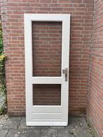 Hardhouten voordeur 211,5 x 83 cm, Ophalen, Gebruikt, 80 tot 100 cm, Buitendeur