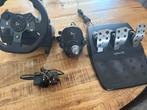 Logitech G920 racestuur met pedalen EN Shifter, Spelcomputers en Games, Spelcomputers | Xbox | Accessoires, Ophalen of Verzenden