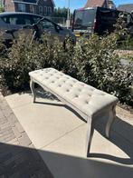 Bankje landelijk brocante beige/leem, Ophalen