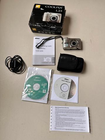 Nikon Coolpix L23 – Compacte camera in originele doos beschikbaar voor biedingen