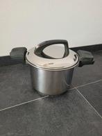 snelkookpan 6 liter, Huis en Inrichting, Keuken | Potten en Pannen, Ophalen of Verzenden, Gebruikt, Rvs, Kookpan of Snelkookpan