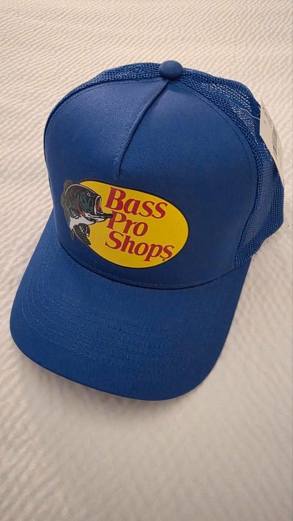 Bass Pro Shops Trucker Cap / Pet uit USA blauw Origineel, Kleding | Heren, Hoeden en Petten, Nieuw, Pet, One size fits all, Ophalen of Verzenden