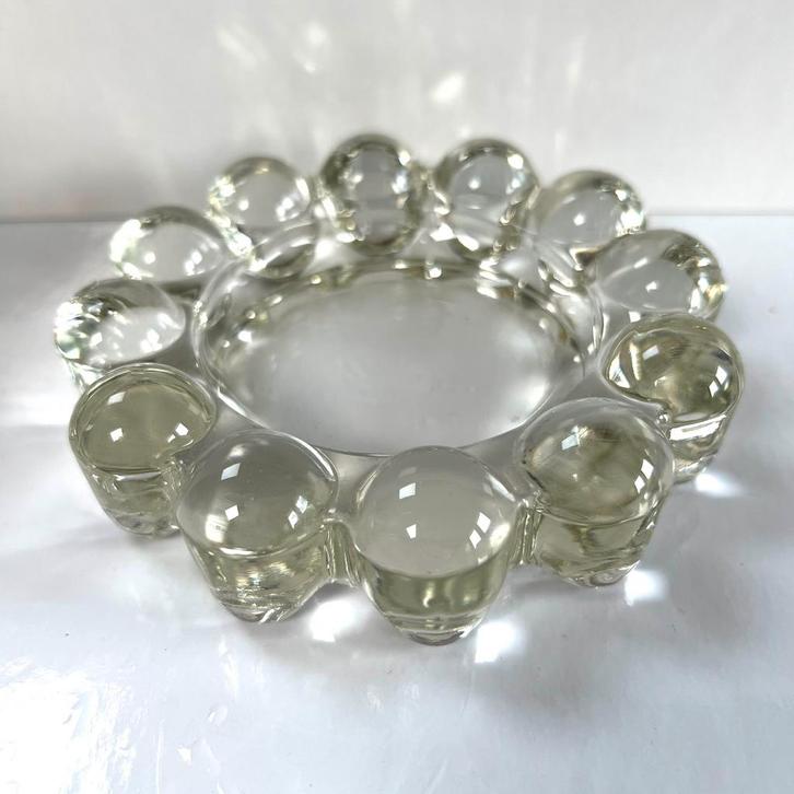 Vintage Anchor Hocking Nova-Boopie asbak van kristalglas, Antiek en Kunst, Antiek | Glas en Kristal, Ophalen of Verzenden