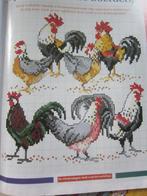 borduurpatroon KIPPEN BOSDIEREN JACHT HERT EEKHOORN VOS, Ophalen of Verzenden, Zo goed als nieuw, Handborduren, Patroon