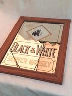 Mooie Black & White Scotch whisky spiegel, Ophalen of Verzenden, Zo goed als nieuw, Reclamebord