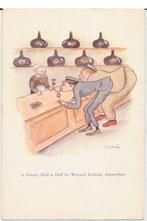 664K Amsterdam, Wynand Fockink, 3 reclamekaarten, Pijlsteeg, Ophalen of Verzenden, 1920 tot 1940, Ongelopen, Noord-Holland