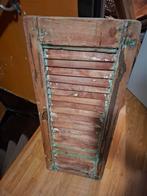 Oude Houten Deur met Louvres, Gebruikt, Minder dan 80 cm, Binnendeur, Ophalen of Verzenden