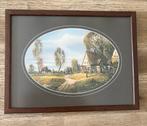 Landschap in lijst, Antiek en Kunst, Ophalen of Verzenden
