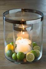 Riviera Maison Windlicht Double Hurricane L, Overige materialen, 25 tot 50 cm, Ophalen of Verzenden, Zo goed als nieuw