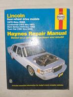 Haynes Repair Manual  Lincoln rear wheel drive 1970 -2005, Ophalen of Verzenden