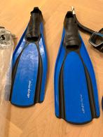 Snorkelset maat 41/42 + waterschoenen, Ophalen of Verzenden, Gebruikt, Duikbril of Snorkel