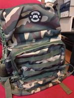 Grote legerkleurige rugtas met laptopvak, Sieraden, Tassen en Uiterlijk, Tassen | Rugtassen, Ophalen of Verzenden, Gebruikt, Overige merken