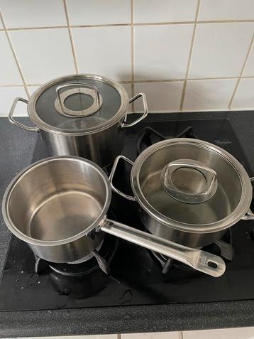 Fissler Profi Pannenset - 3 delig beschikbaar voor biedingen