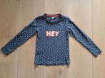 Grijs gestipt shirt van Hema maat 122/128, Kinderen en Baby's, Kinderkleding | Maat 122, Meisje, Ophalen of Verzenden, Zo goed als nieuw