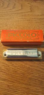 Hohner piccolo harmonica met doosje, Ophalen of Verzenden, Gebruikt