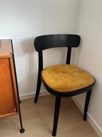 Eetkamerstoel zwart met geel, Huis en Inrichting, Hout, Overige kleuren, Zo goed als nieuw, Eén