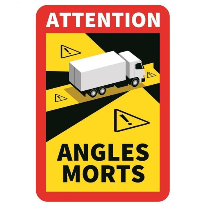 Sticker dodehoek / dode hoek sticker vrachtwagen, Auto diversen, Overige Auto diversen, Ophalen of Verzenden