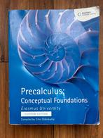 Precalculus: Conceptual Foundations - Erasmus, Boeken, Studieboeken en Cursussen, Ophalen of Verzenden, Emo oldenkamp, Beta, WO