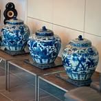 Drie Chinese Gemberpotten XXL., Huis en Inrichting, Ophalen, Overige kleuren, Aardewerk of Porselein, Zo goed als nieuw