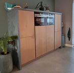 Eikenhouten keuken met koelkast en vriezer, Huis en Inrichting, Keuken | Complete keukens, Ophalen, Zo goed als nieuw, Overige typen