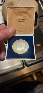 Zilveren Gedenkmunt Juliana 1973 10 gulden, Ophalen of Verzenden, Koningin Juliana, 10 gulden