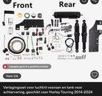 Complete airride set harley voor en achter met luchttank, Ophalen of Verzenden, Nieuw
