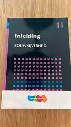 Inleiding Bouwnijverheid deel 1 - Jellema - nieuw, Boeken, Studieboeken en Cursussen, Ir. I.R. Pijpers en ir. D.H.J. Van der Woude - Jellema