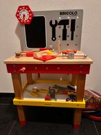 Janod Bricokids Werkbank met Gereedschap - Hout, Ophalen, Zo goed als nieuw, Jongen of Meisje