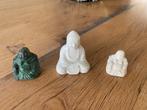 Boeddha beeldjes 3 stuks, Ophalen of Verzenden, Zo goed als nieuw