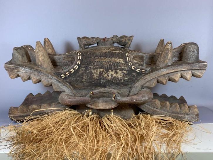 200507 Groot Afrikaans Senufo Firespitter masker, Antiek en Kunst, Kunst | Niet-Westerse kunst, Ophalen of Verzenden